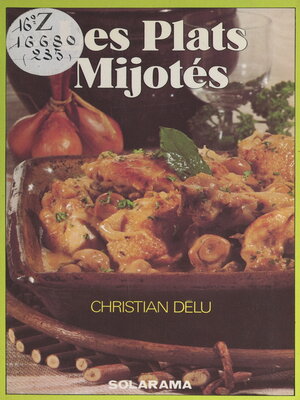 cover image of Les plats mijotés